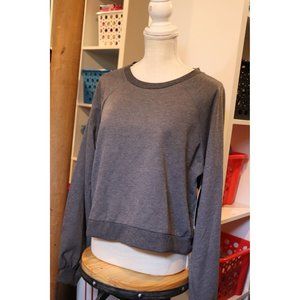 Daisy Fuentes Cozy Fleece Gray Sweater L with tags